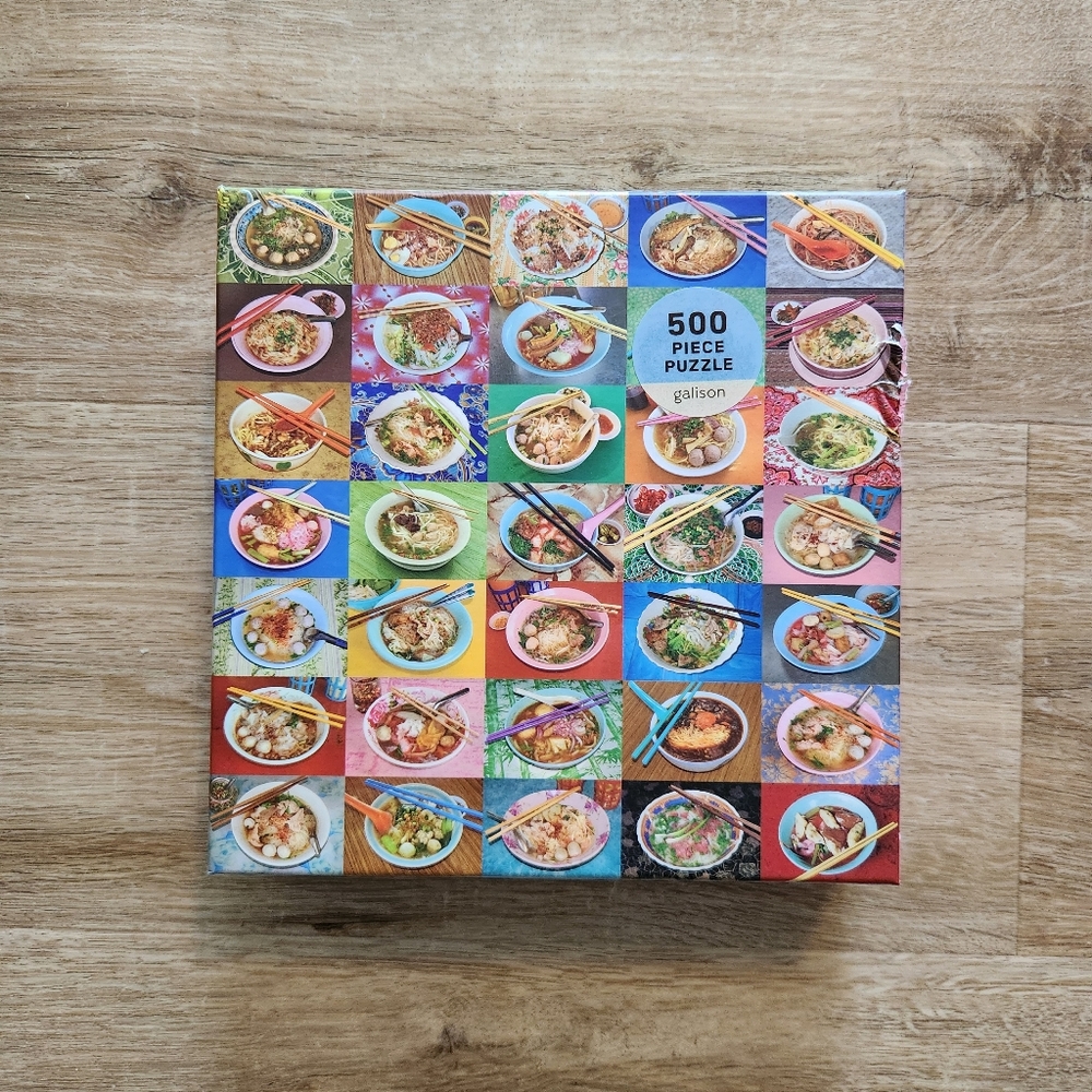 Galison 500 Piece Troy Litten 'Noodles for Lunch' Puzzle